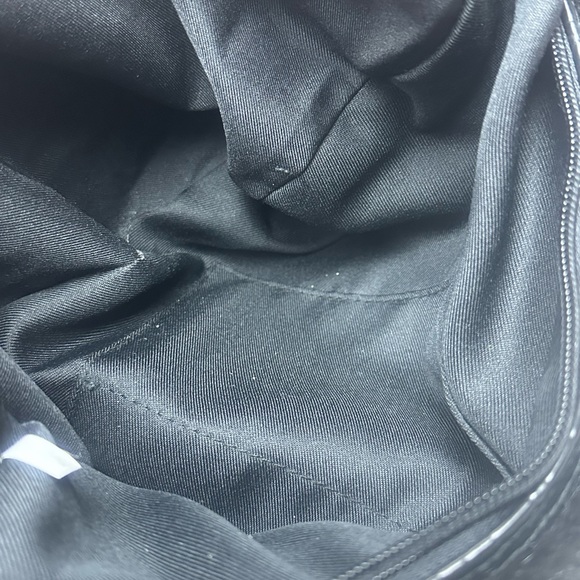 ♦️Tianni Black Faux Fur Medium Handbag with Studs on Handle - Picture 12 of 12